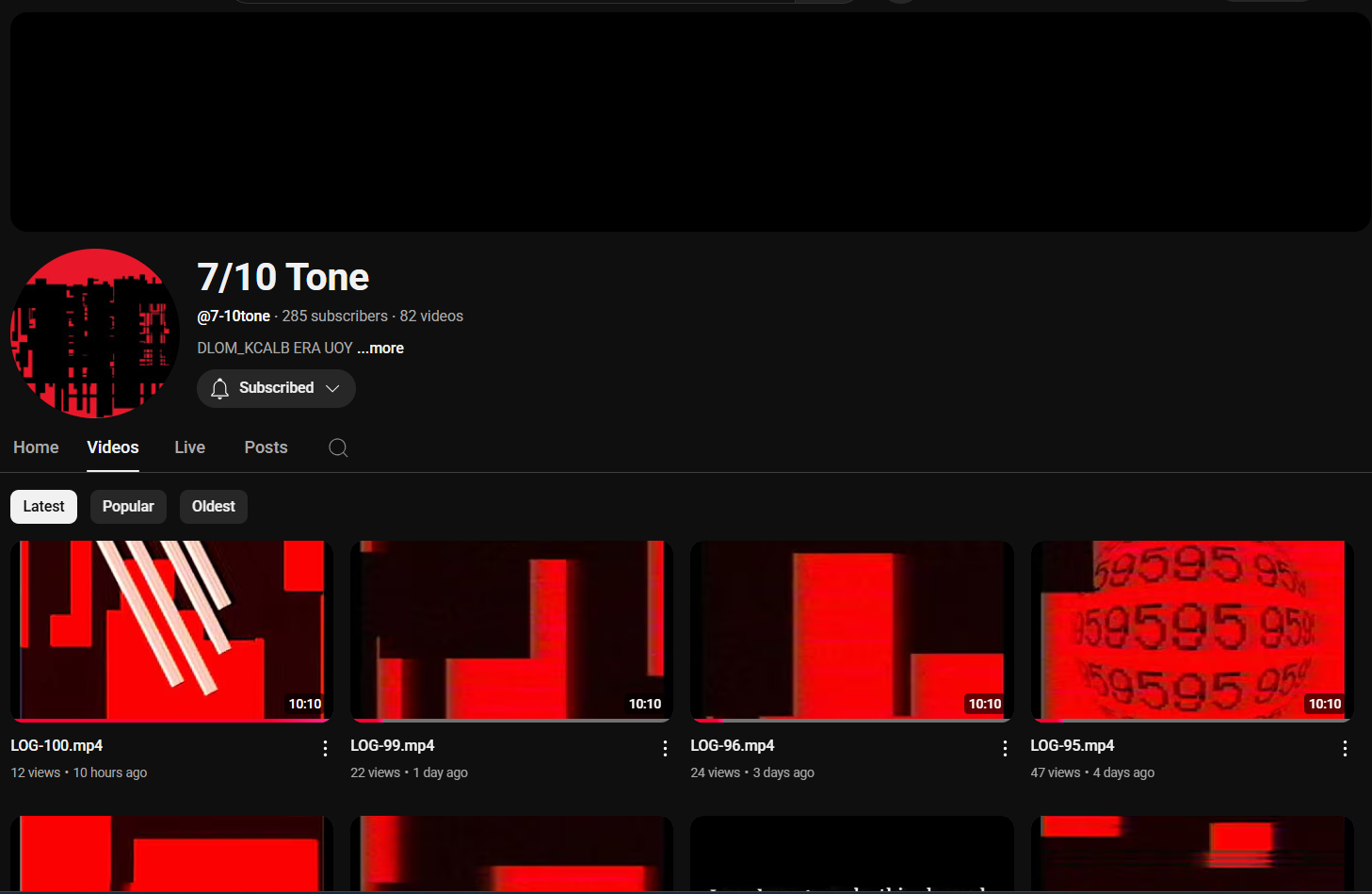 7/10 Tone's profile picture circa April 11th, 2025